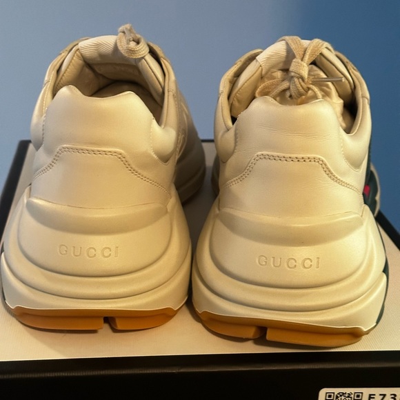 Gucci Apollo Sneakers Color: Mystic White Size: Gucci 11.5 which equates to 12.5 - Picture 3 of 8